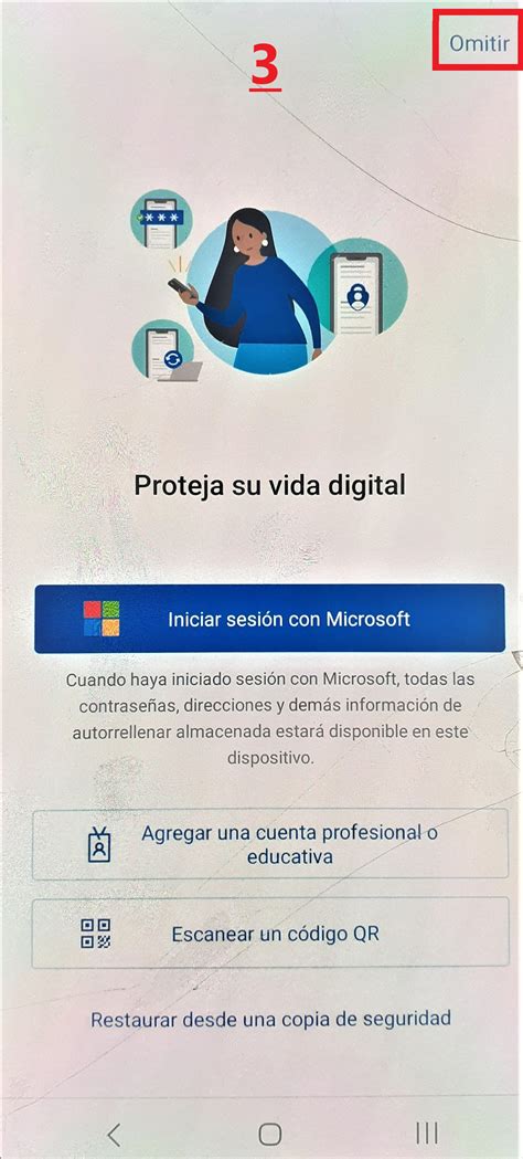 Iniciar sessão com o Microsoft Authenticator.